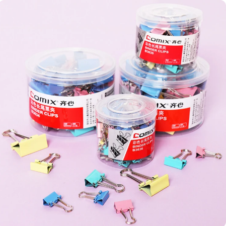 求购齐心长尾夹小号中号大号各100盒